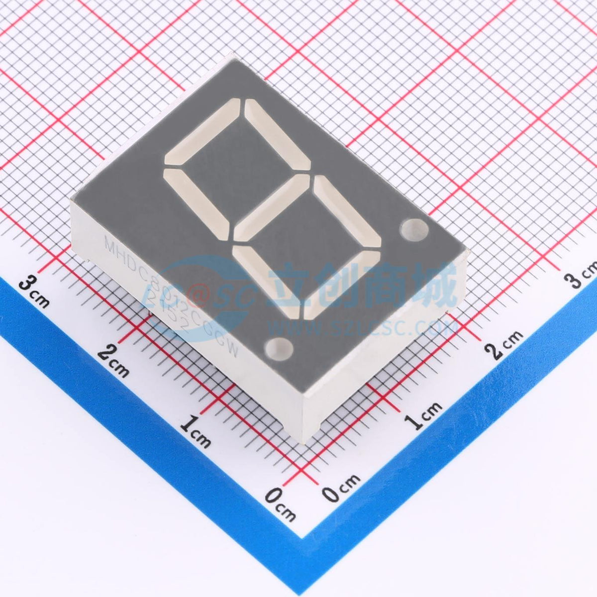 LED 7 đoạn MHDC8012CGGW MEIHUA Cathode chung - Techcore Việt Nam