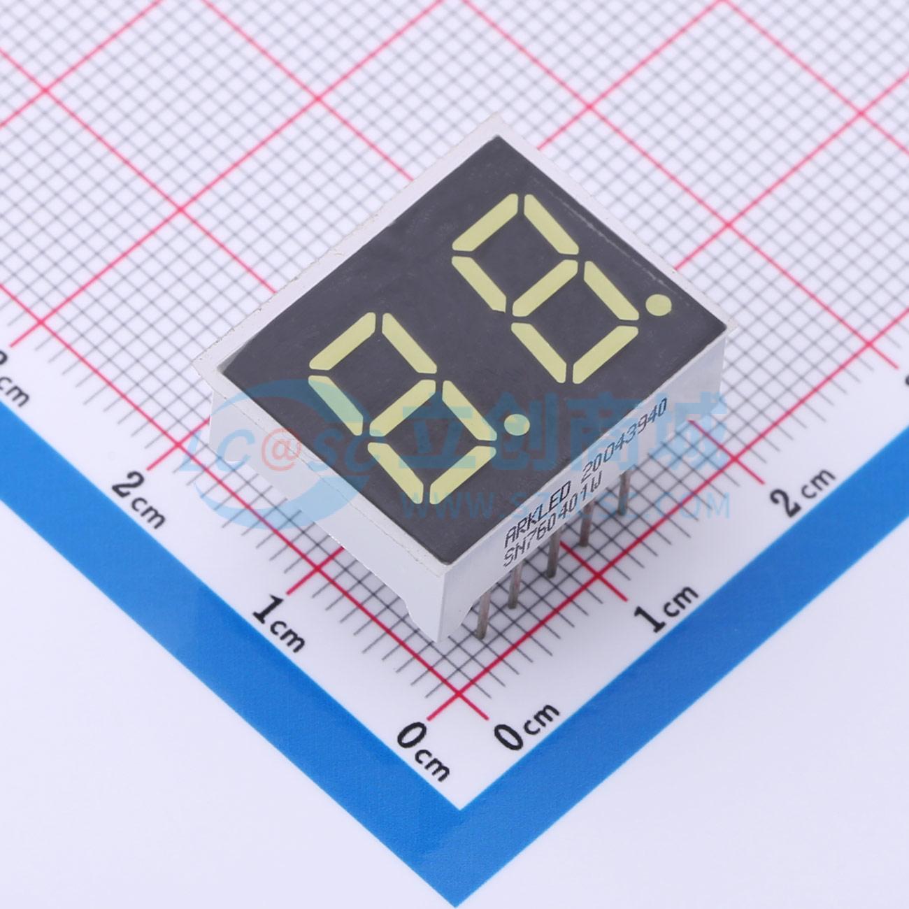 LED 7 đoạn SN760401W/16 ARKLED Cathode chung - Techcore Việt Nam