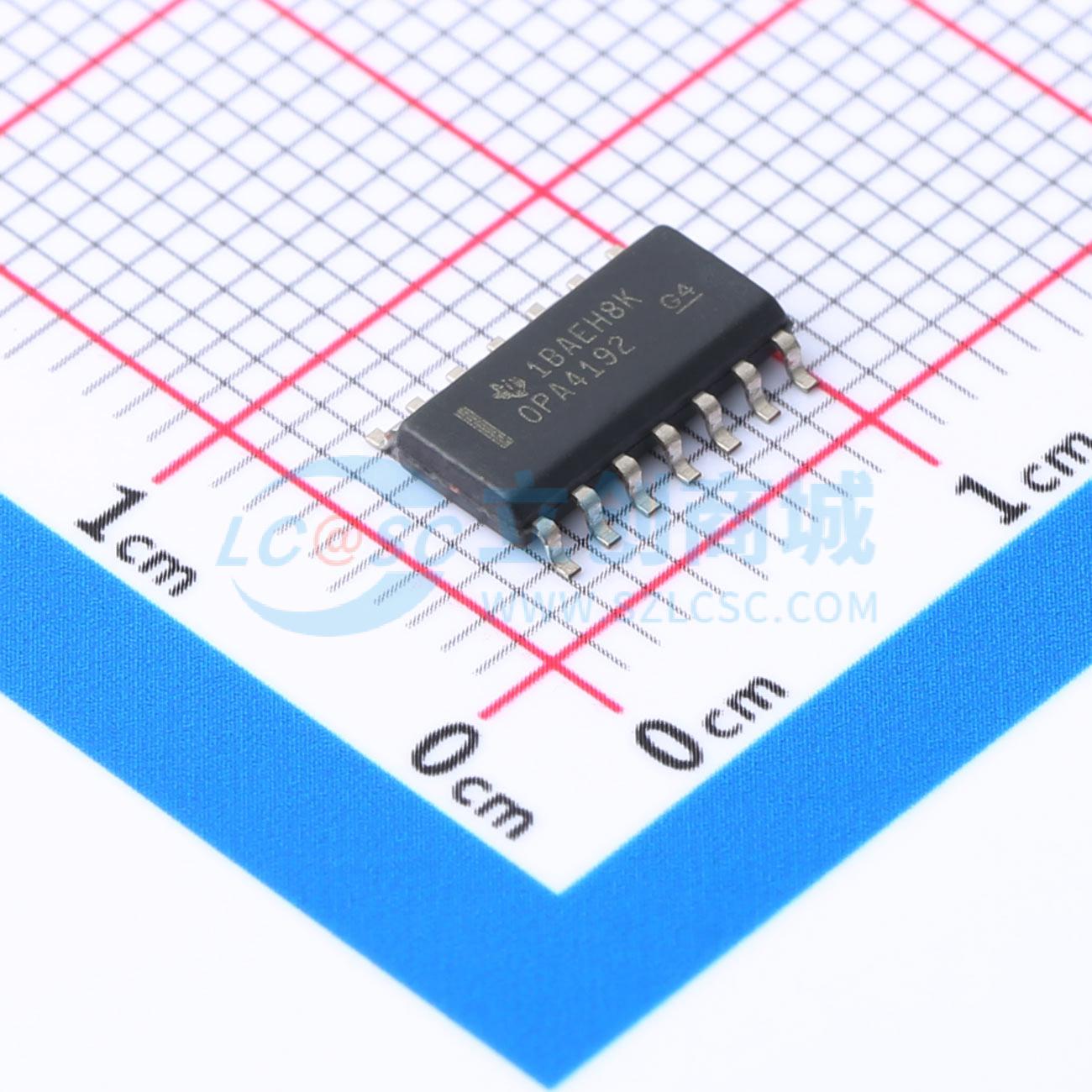 IC Khuếch Đại Thuật Toán Chính Xác OPA4192IDR Texas Instruments SOIC-14 4 kênh 4.5–36 V - Techcore Việt Nam