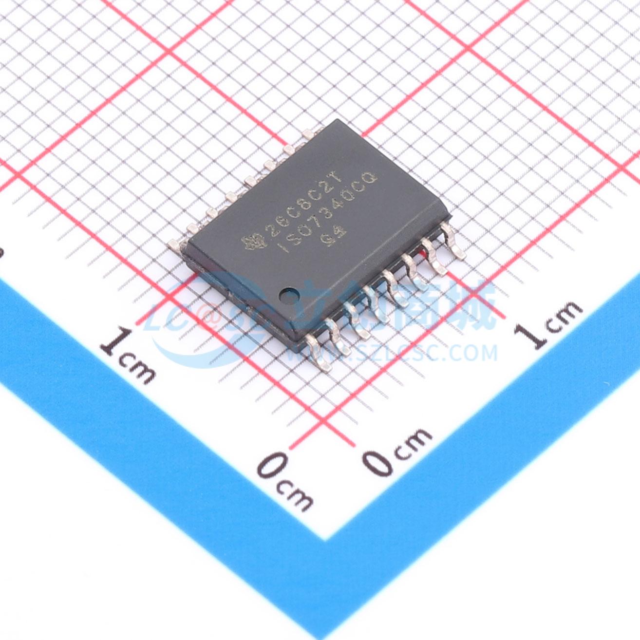 IC Cách Ly Số ISO7340CQDWQ1 TI SOIC-16-300mil 25Mbps 4 Kênh - Techcore Việt Nam