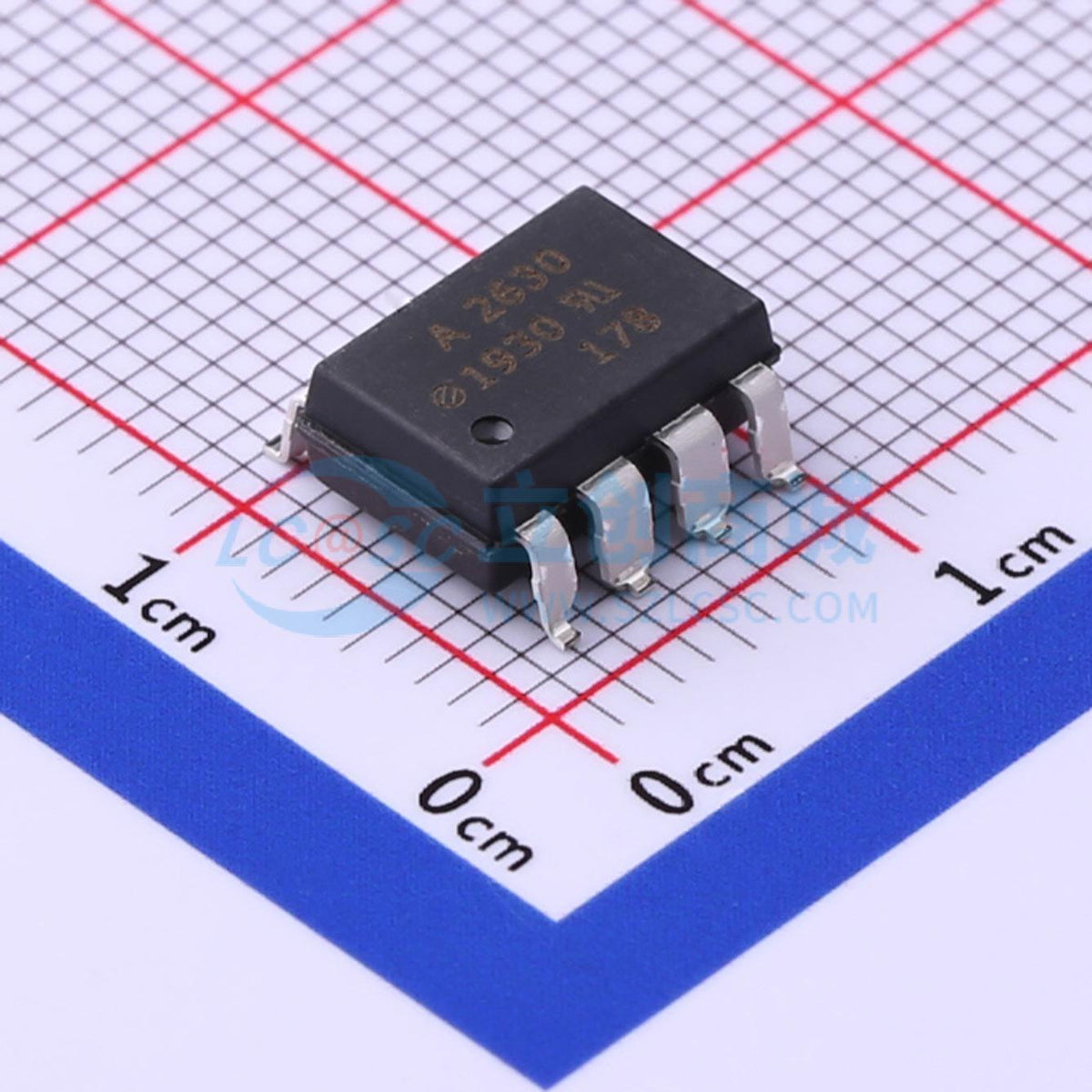 Optocoupler logic HCPL-2630-500E Broadcom SOP-8-2.54mm - Techcore Việt Nam