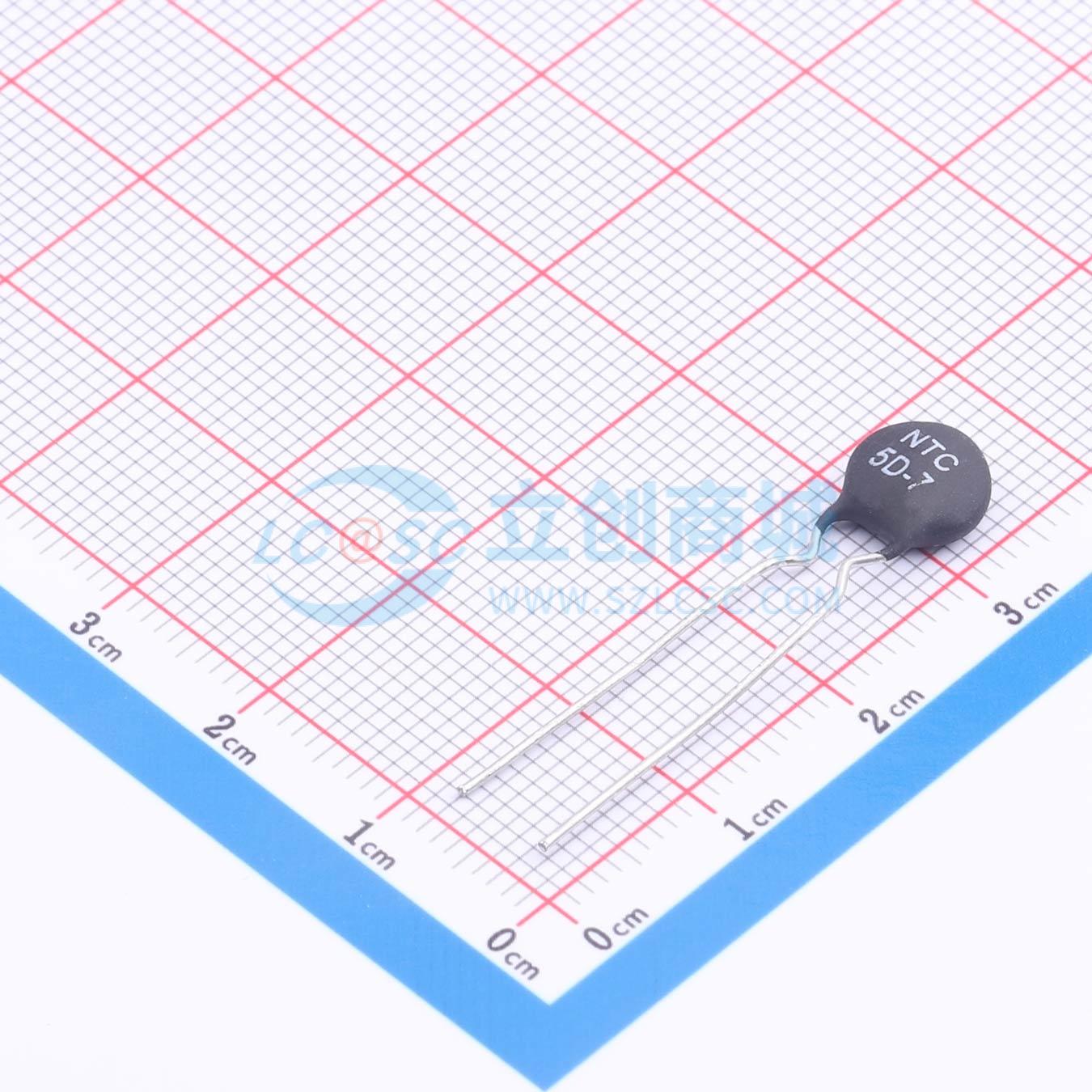 Điện trở nhiệt NTC MF72 5D-7 R+O Xuyên lỗ, P=5mm 5Ω - Techcore Việt Nam