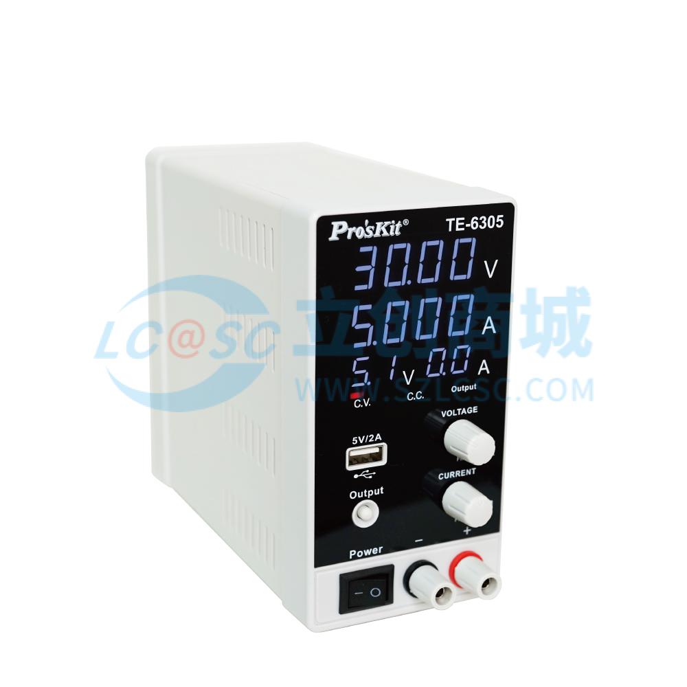 Nguồn DC TE-6305G Pro'sKit Phù hợp đo kiểm trong phòng lab - Techcore Việt Nam