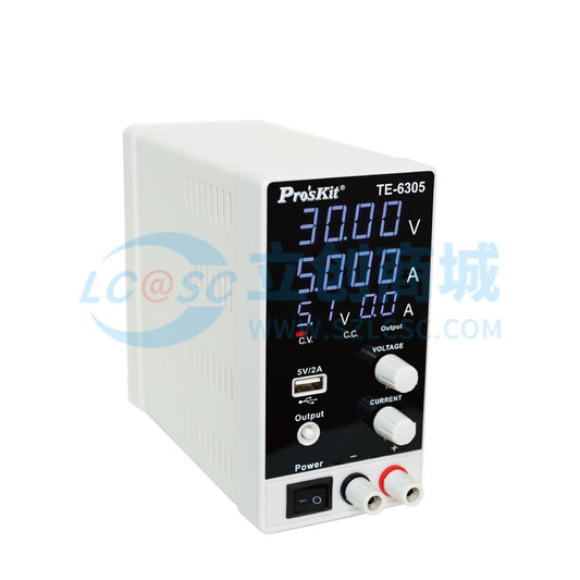 Nguồn DC TE-6305G Pro'sKit Phù hợp đo kiểm trong phòng lab - Techcore Việt Nam
