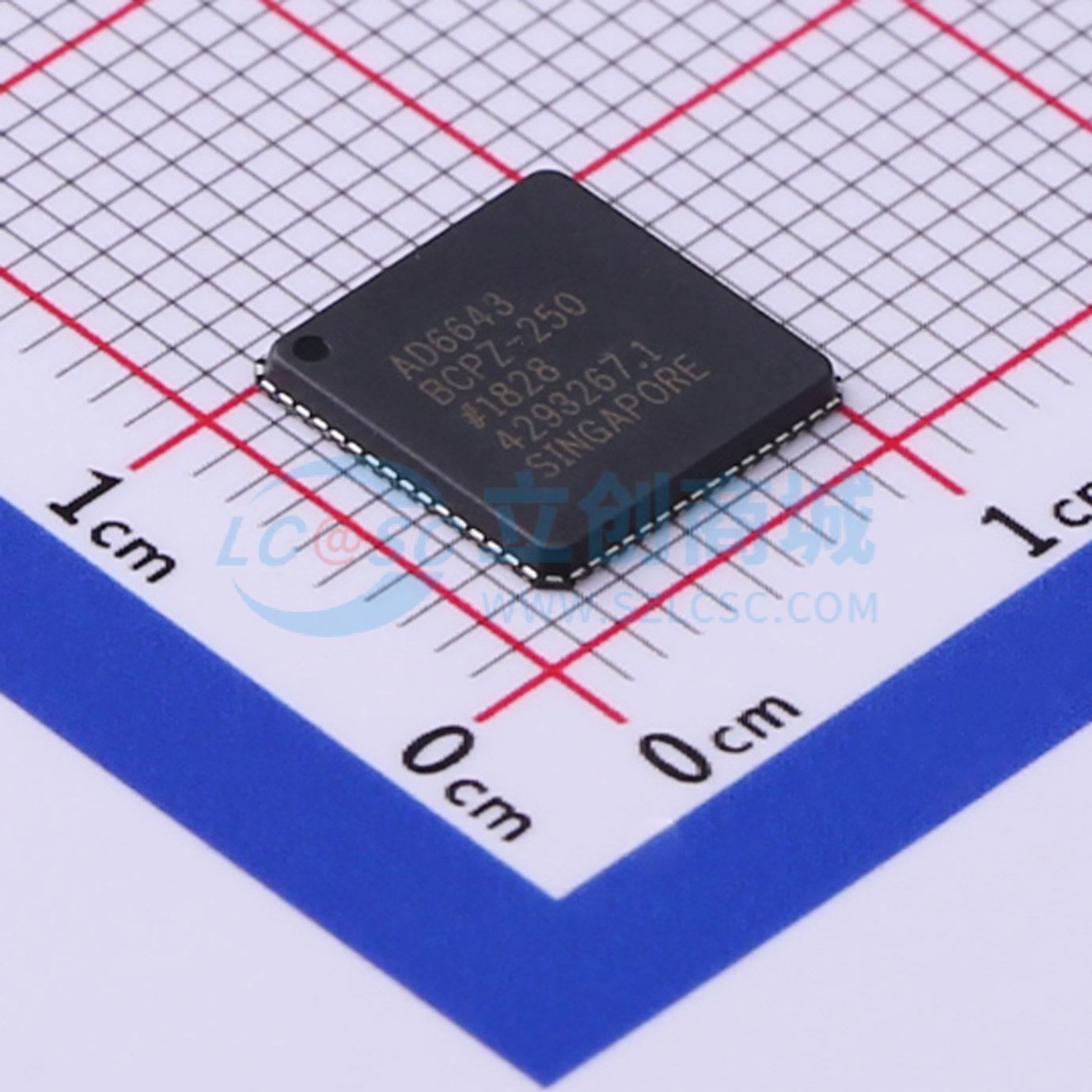 IC ADC AD6643BCPZ-250 LFCSP-64(9x9) - Techcore Việt Nam