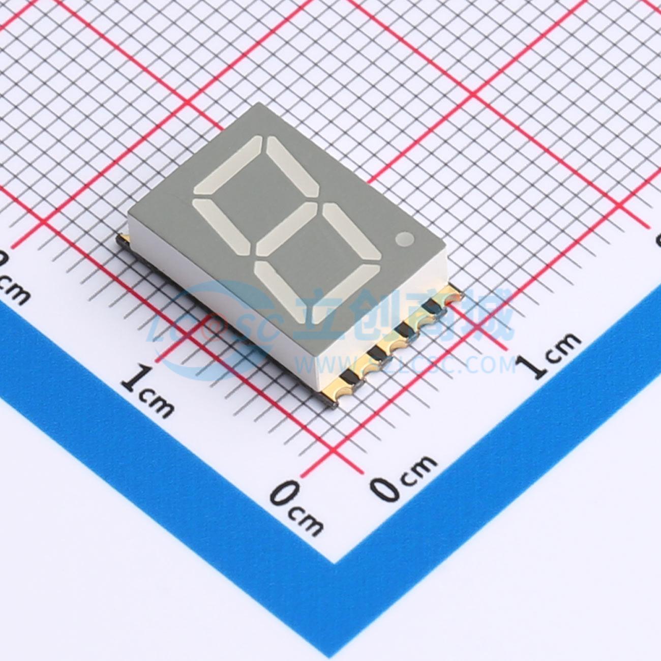 LED 7 đoạn GS4010AG-G Guangcai Display SMD,15x9.2mm 100mW - Techcore Việt Nam