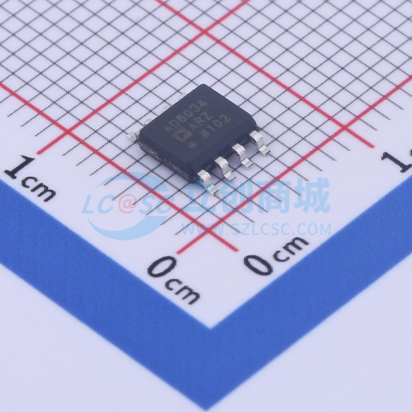 IC Khuếch Đại Thuật Toán Đầu Vào FET AD8034ARZ-REEL7 Analog Devices SOIC-8 2 kênh 80 MHz - Techcore Việt Nam