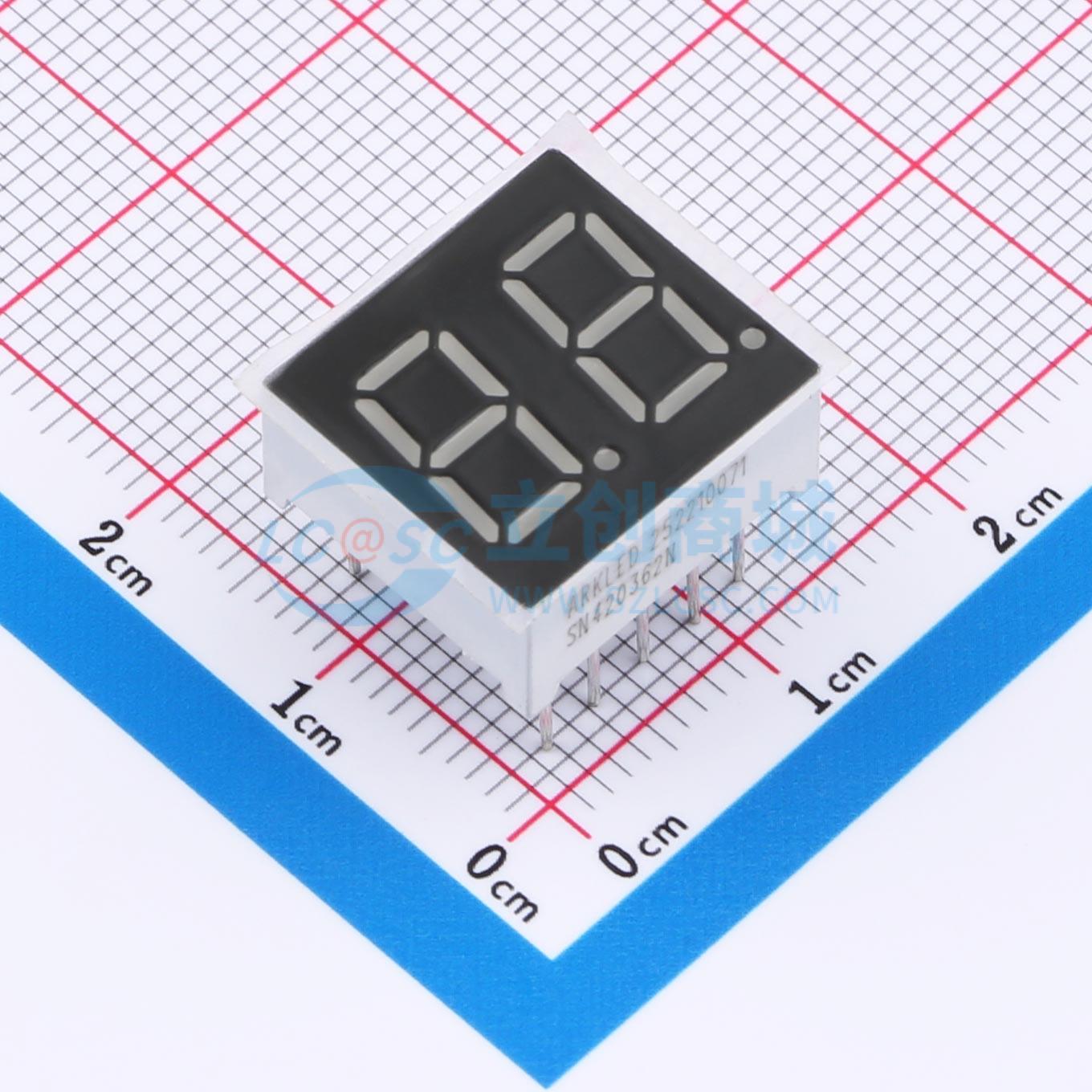 LED 7 đoạn SN420362N ARKLED Cathode chung - Techcore Việt Nam