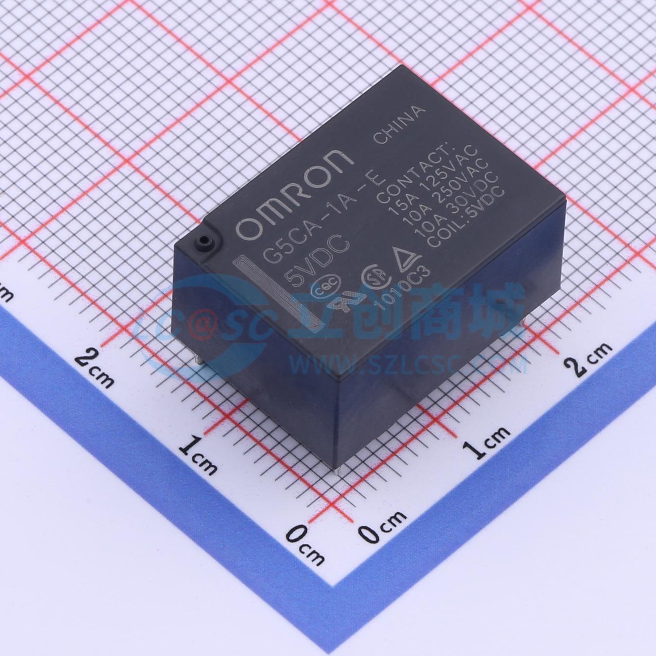 Rơ-le điện tử G5CA-1A-E-DC5 OMRON 5V THT,21.9x15.9mm - Techcore Việt Nam