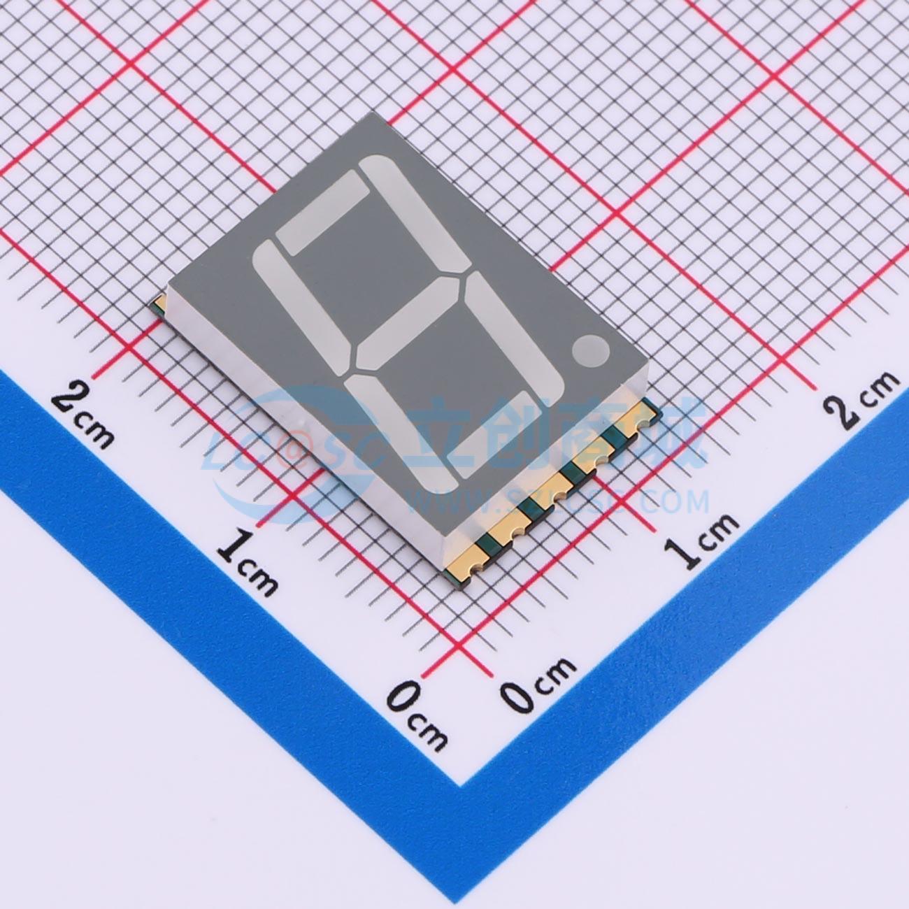 LED 7 đoạn GS5612AW-G Guangcai Display SMD,19x12.5mm Anode chung - Techcore Việt Nam