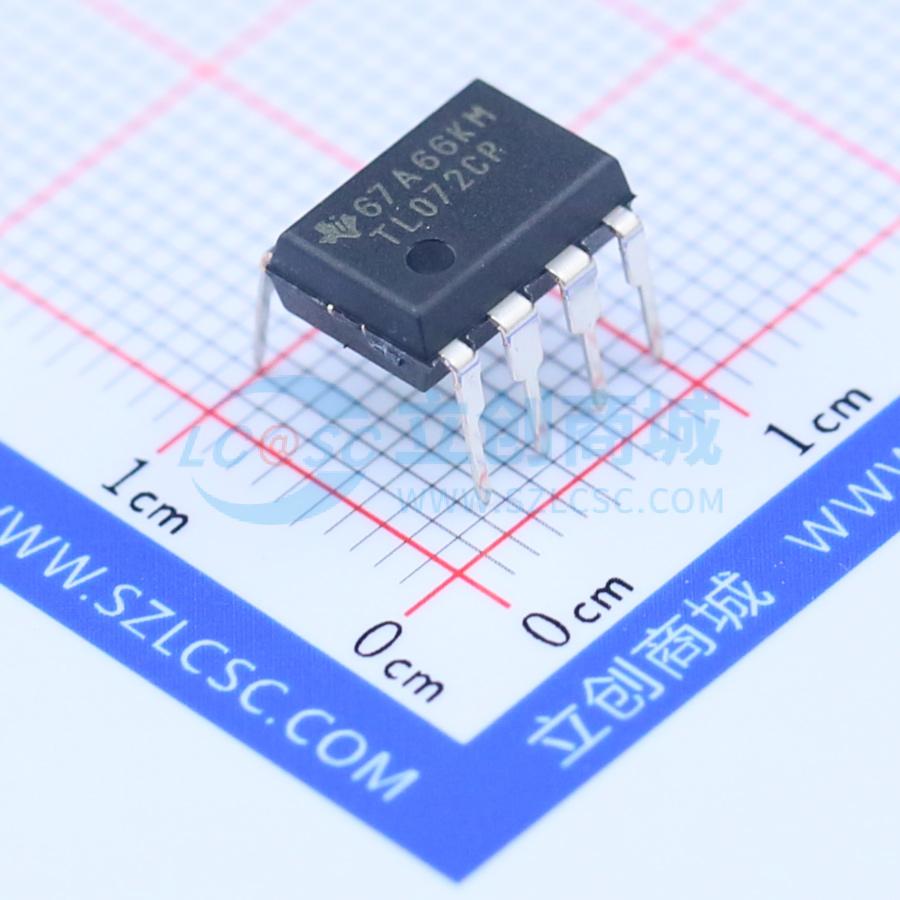 IC Khuếch Đại Thuật Toán Đầu Vào FET TL072CP Texas Instruments PDIP-8 2 kênh 30 V 3 MHz - Techcore Việt Nam