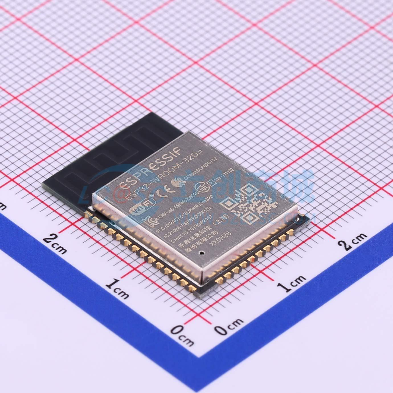 Module WiFi ESP32-WROOM-32D-N16 ESPRESSIF SMD 25.5x18mm 2.4GHz - Techcore Việt Nam