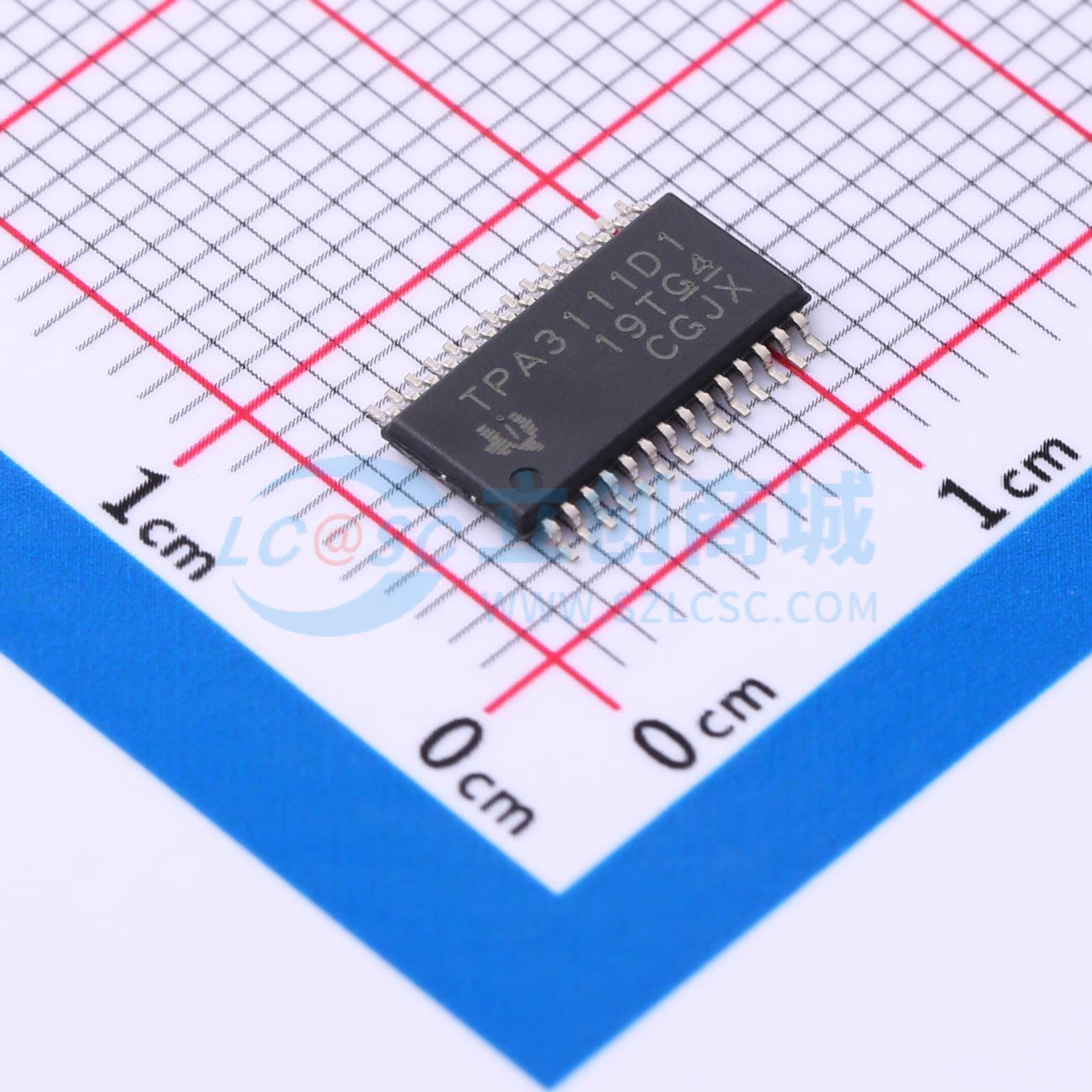 IC Khuếch Đại Công Suất Âm Thanh TPA3111D1PWPR Texas Instruments HTSSOP-28 8–26 V Class D 10 W × 1 @ 8Ω - Techcore Việt Nam