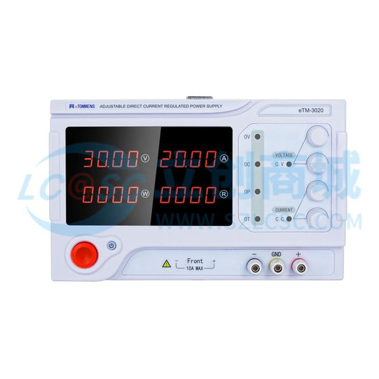 Nguồn DC eTM-3020 eTOMMENS 30V 20A 30V/20A Độ chính xác cao - Techcore Việt Nam
