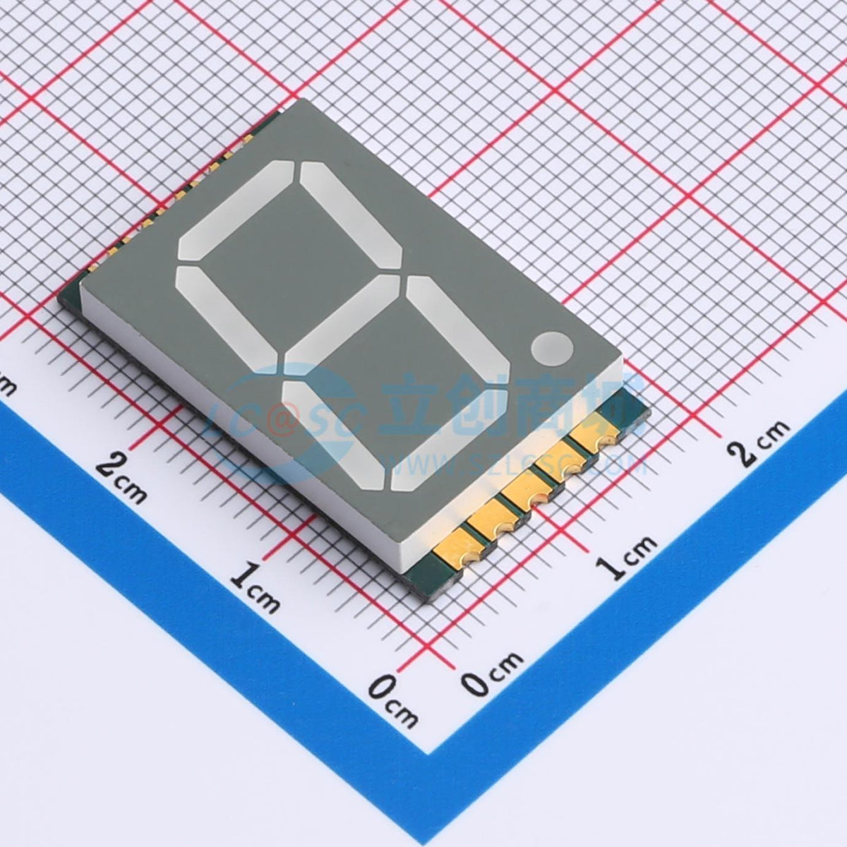 LED 7 đoạn GS8011AB-G Guangcai Display SMD,28x16.8mm Anode chung - Techcore Việt Nam