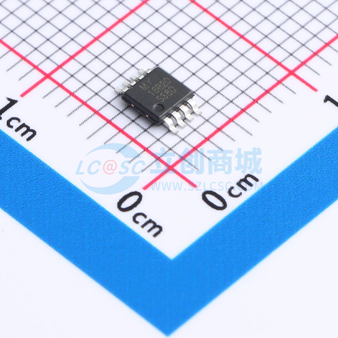 Cảm biến nhiệt độ DS18B20U(MY) Mysentech MSOP-8 -55°C~+125°C 1.8V~5.5V - Techcore Việt Nam