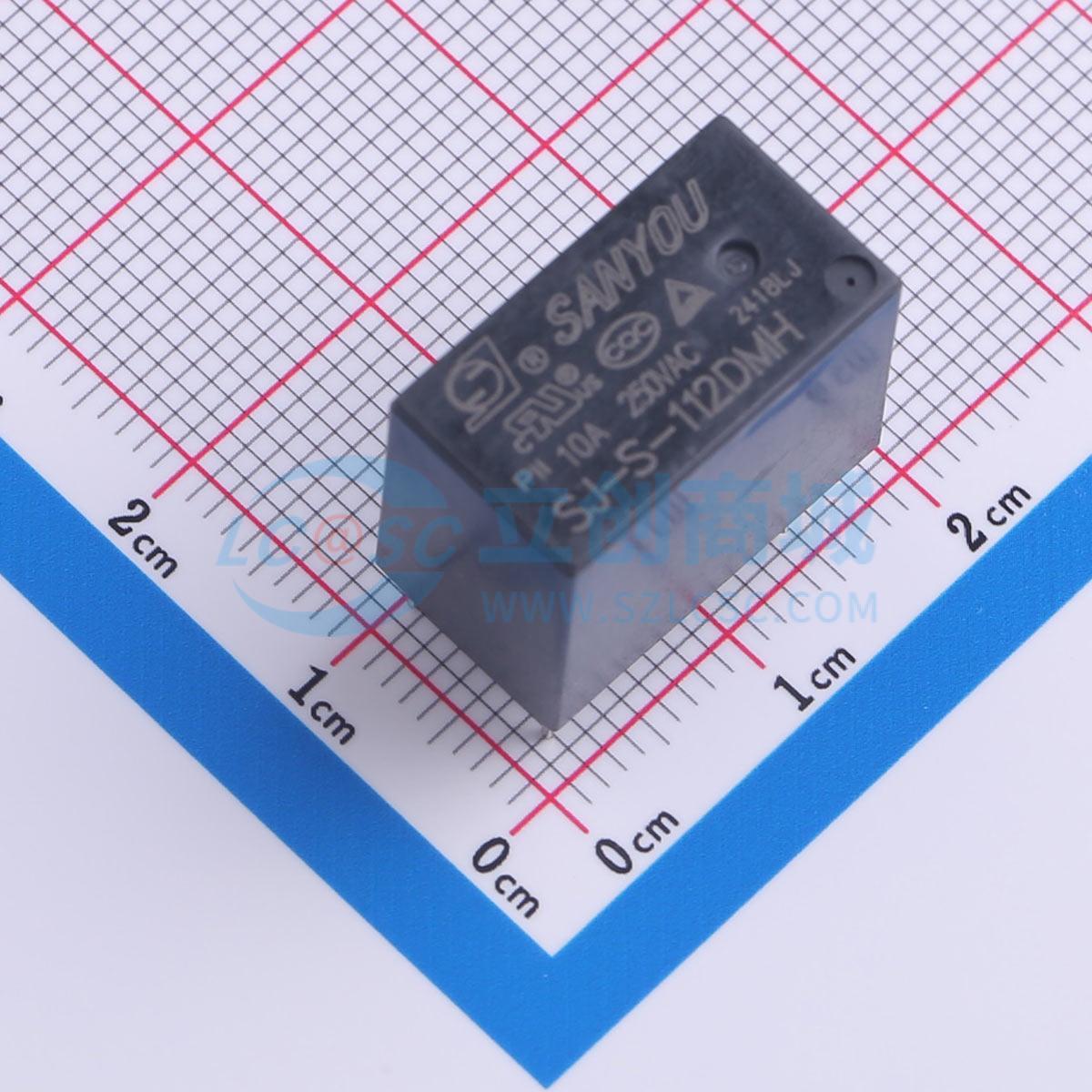 Rơ-le công suất SJ-S-112DMH SANYOU 12V THT,10.2x18.2mm - Techcore Việt Nam