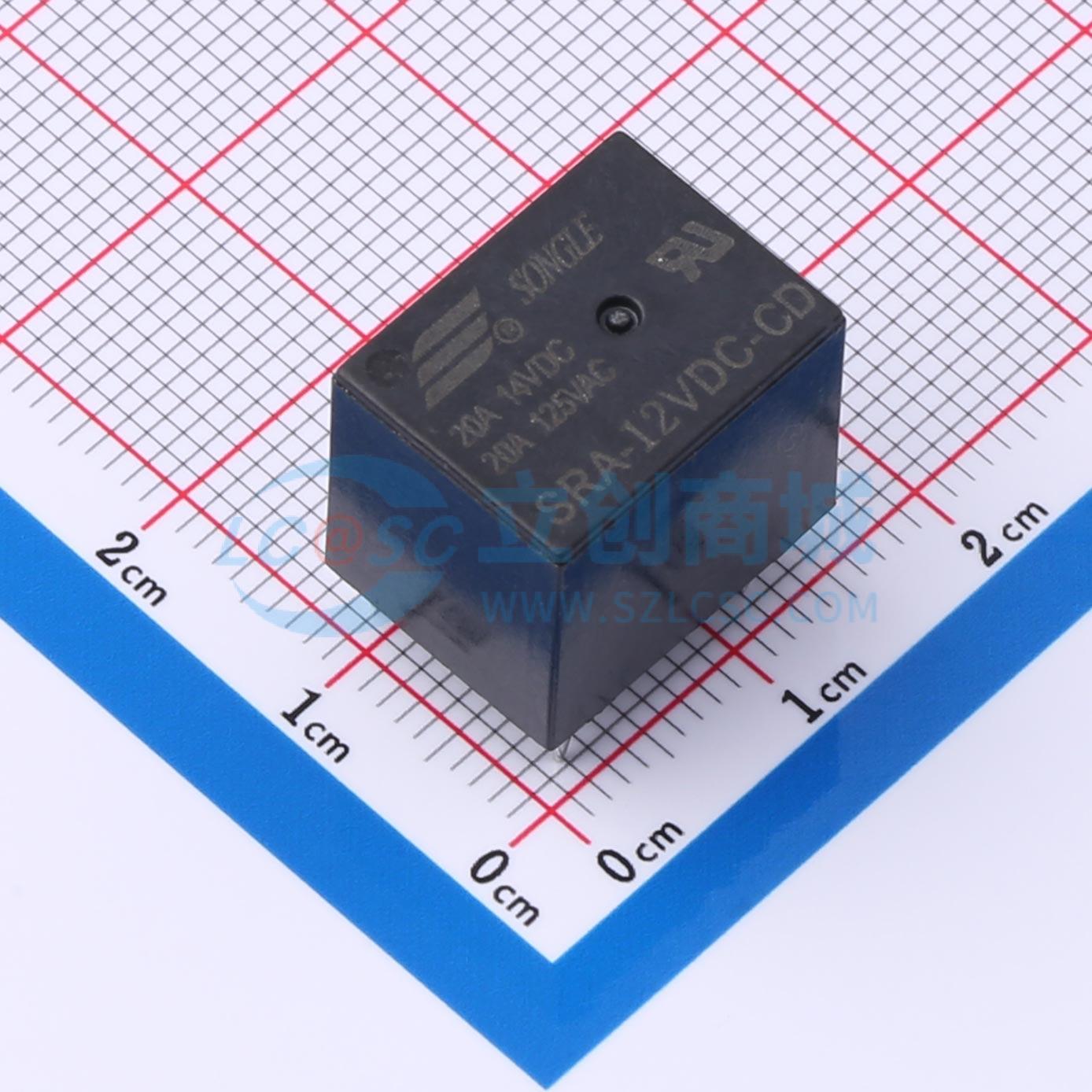 Rơ-le điện tử SRA-12VDC-CD SONGLE 12V THT,16x12.4mm - Techcore Việt Nam