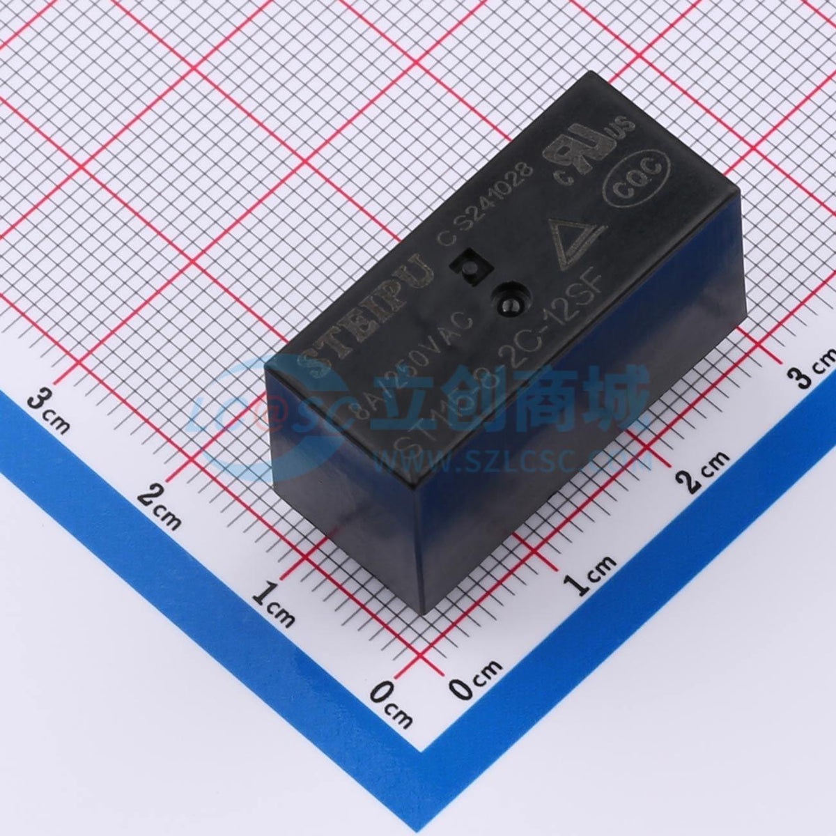 Rơ-le điện tử ST115-8-2C-12SF STEIPU 12V THT,29x12.7mm - Techcore Việt Nam