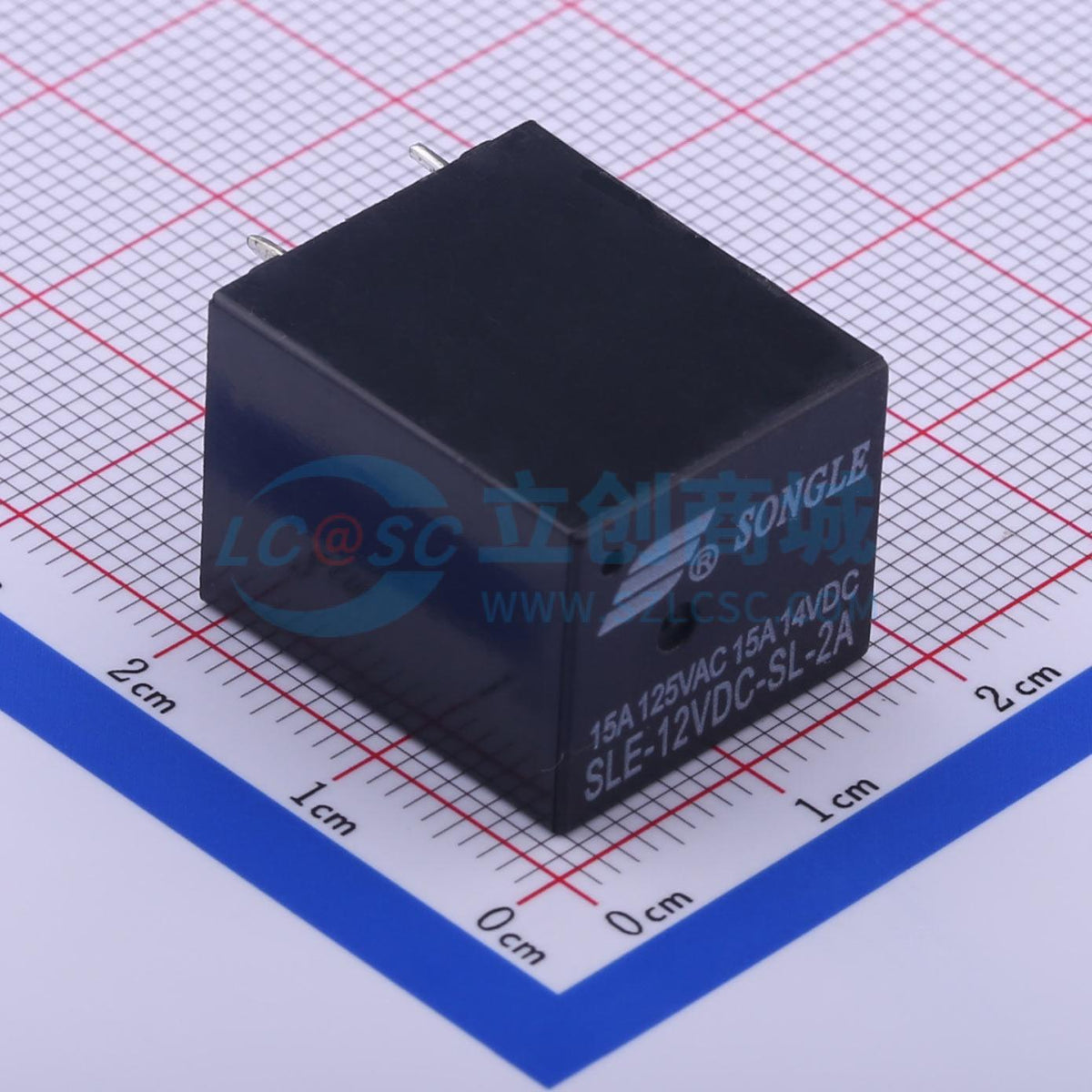 Rơ-le điện tử SLE-12VDC-SL-2A SONGLE 12V THT,17.5x15mm - Techcore Việt Nam