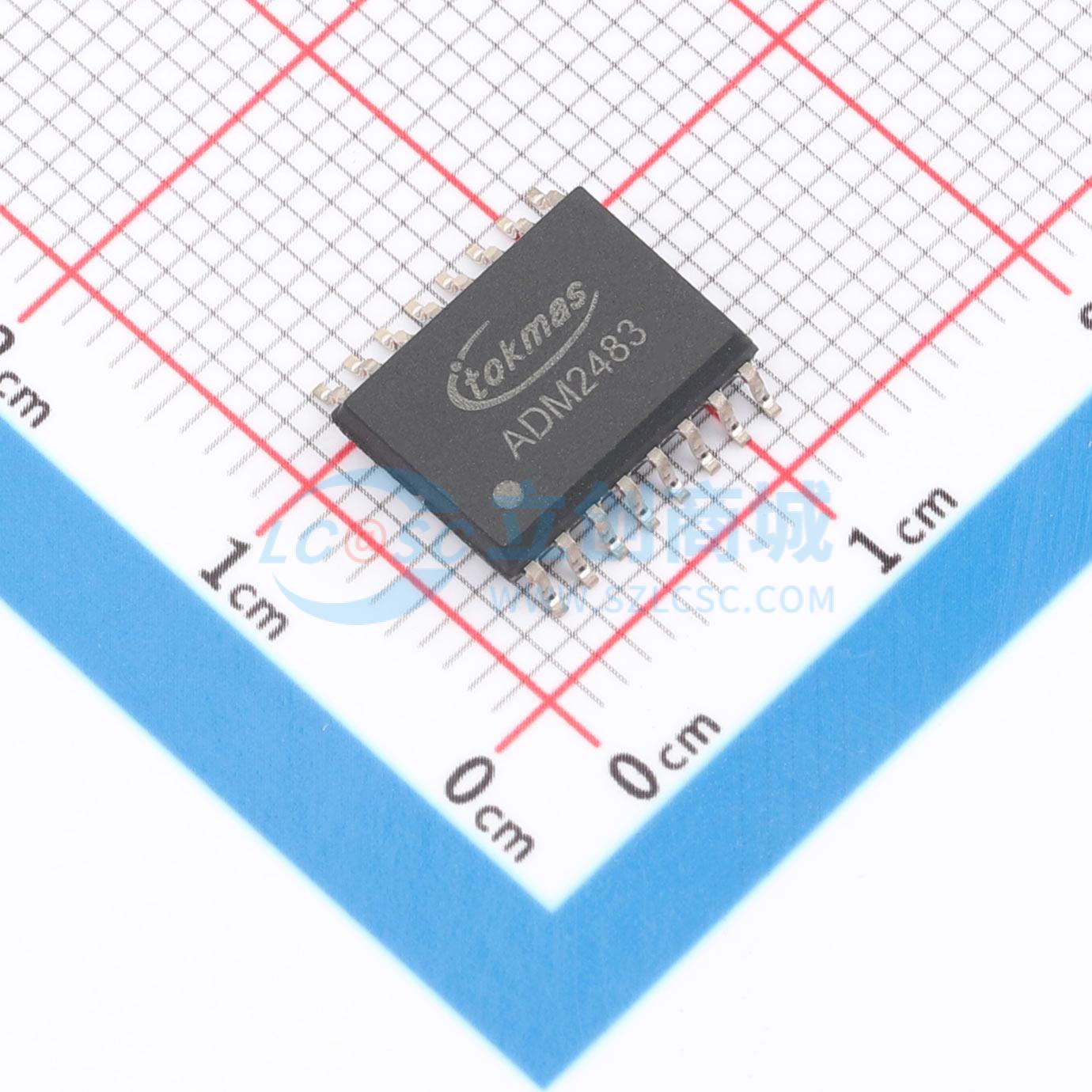 IC Thu Phát RS485/RS422 Cách Ly ADM2483BRWZ-REEL(TOKMAS) Tokmas SOIC-16 - Techcore Việt Nam