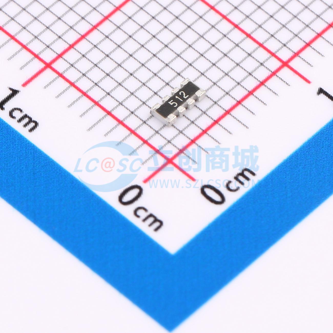 Mạng Điện Trở 4D03WGJ0512T5E UNI-ROYAL 0603x4 5.1kΩ ±5% 62.5mW - Techcore Việt Nam