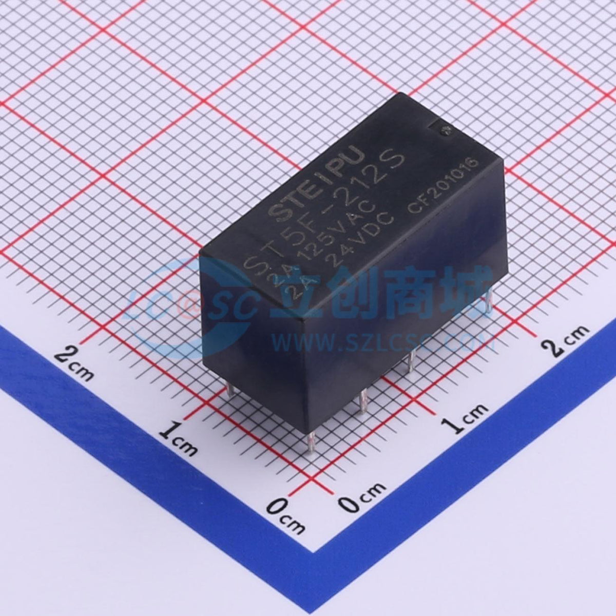 Rơ-le điện tử ST5F-212S STEIPU 12V DIP,20.3x9.9mm - Techcore Việt Nam