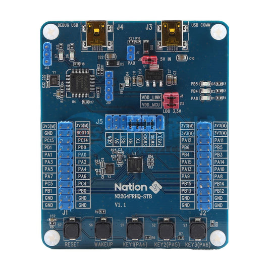 Bo mạch phát triển N32G4FRHQ-STB Nations - Techcore Việt Nam