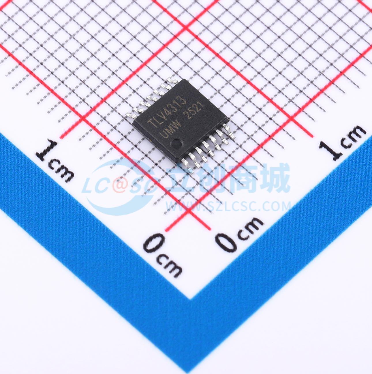 IC Khuếch Đại Thuật Toán TLV4313IPWR(UMW) TSSOP-14 4 kênh Rail-to-Rail 1 MHz - Techcore Việt Nam