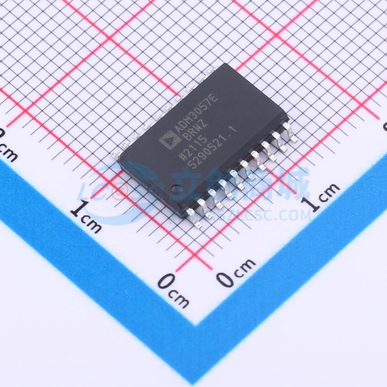 IC Thu Phát CAN Cách Ly Tích Hợp Nguồn ADM3057EBRWZ-RL ADI SOIC-20-300mil 12Mbps 3000 - Techcore Việt Nam