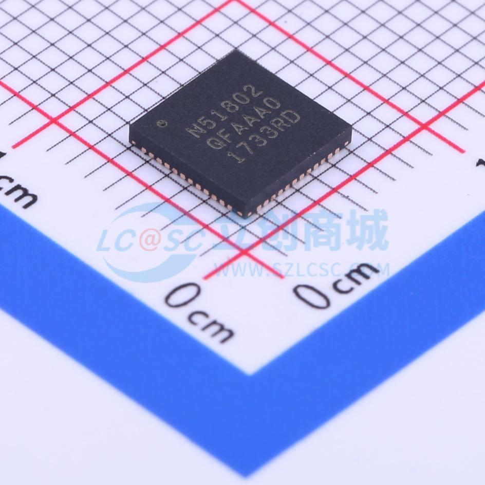 IC giao tiếp NRF51802-QFAA-R UQFN-48-EP(6x6) - Techcore Việt Nam