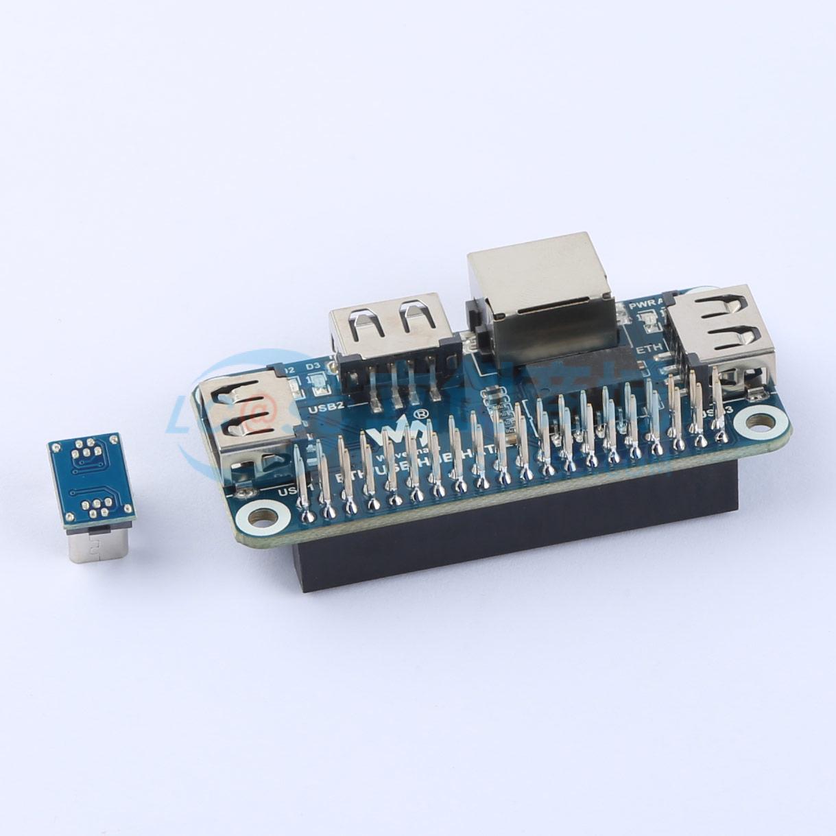 Bo mạch mở rộng ETH/USB HUB HAT Waveshare - Techcore Việt Nam