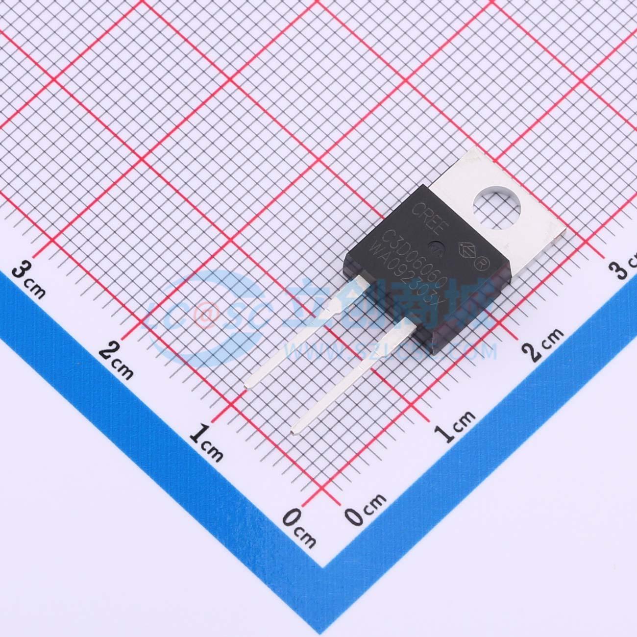 Diode SiC C3D06060A CREE LED TO-220-2 1.8V@6A - Techcore Việt Nam