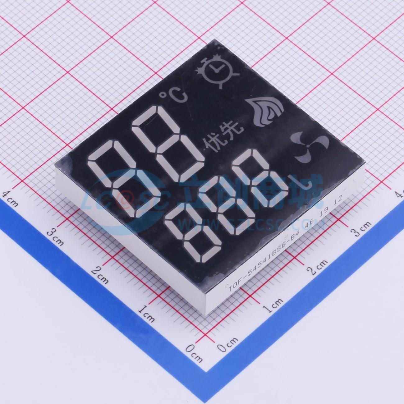LED 7 đoạn TOF-54541BSG-B4 OASIS Anode chung - Techcore Việt Nam