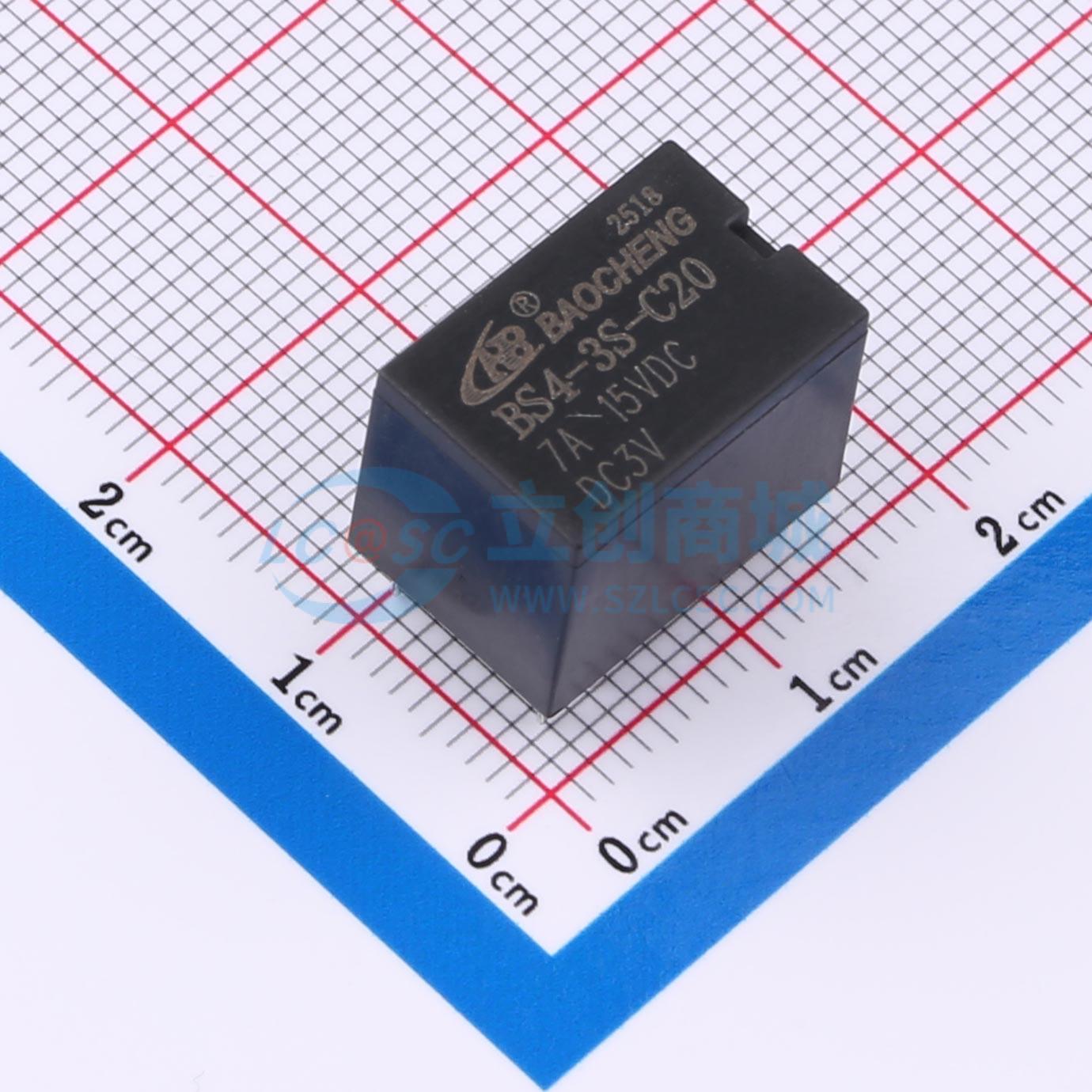 Rơ-le công suất BS4-3S-C20 3A NBC 3V THT - Techcore Việt Nam