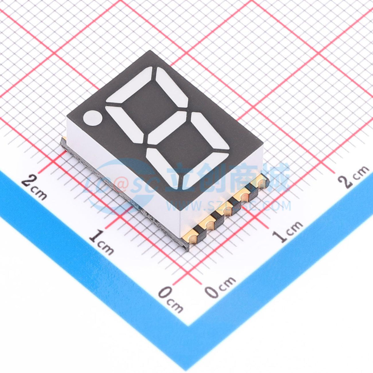 LED 7 đoạn GS5616AB-G Guangcai Display SMD,19x12.4mm - Techcore Việt Nam