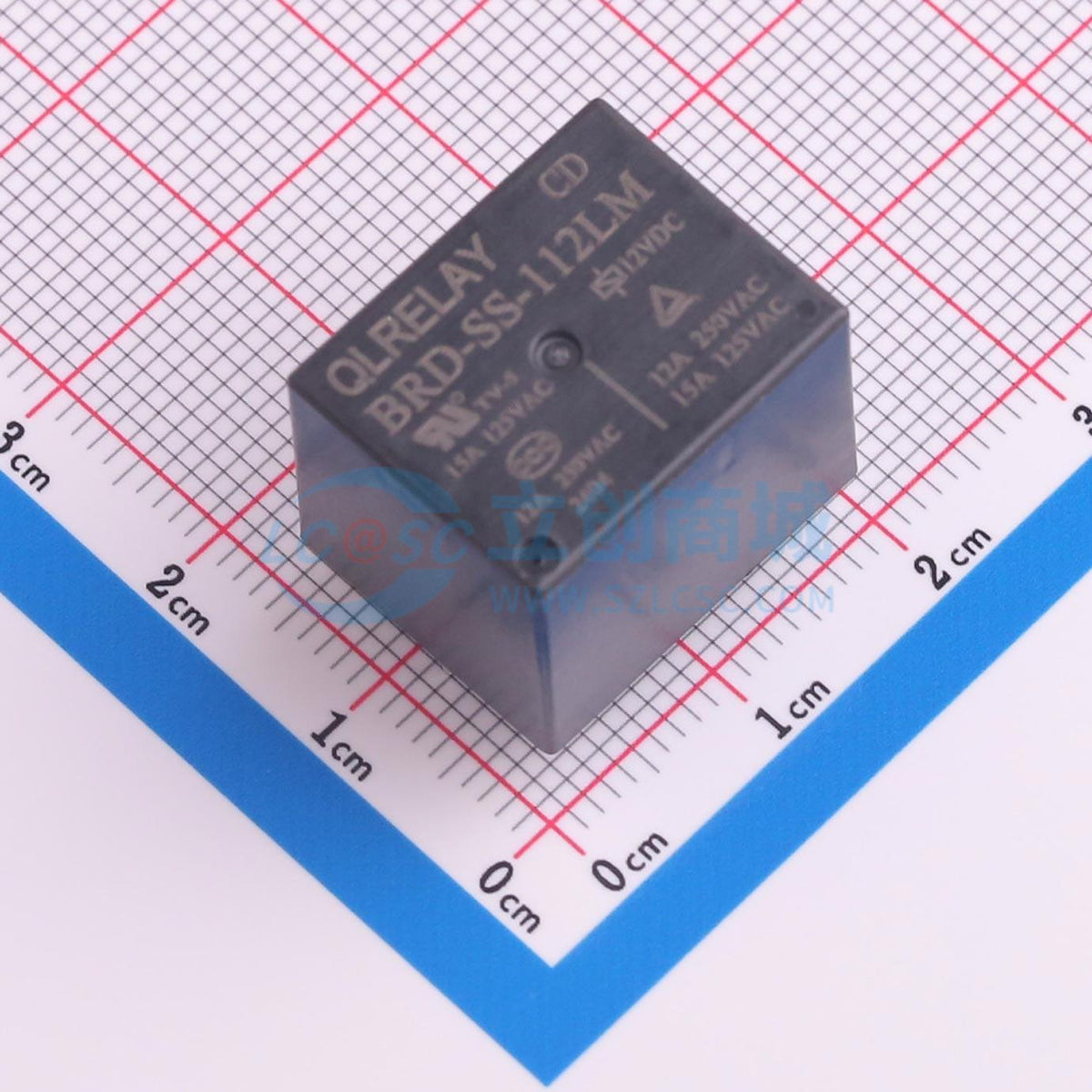 Rơ-le công suất BRD-SS-112LM QLRELAY 12V THT,19x15.4mm - Techcore Việt Nam