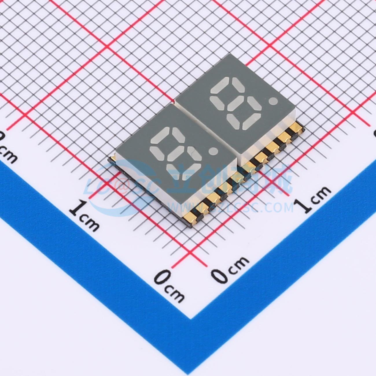 LED 7 đoạn GS2020AB-G Guangcai Display SMD,14.1x10mm - Techcore Việt Nam