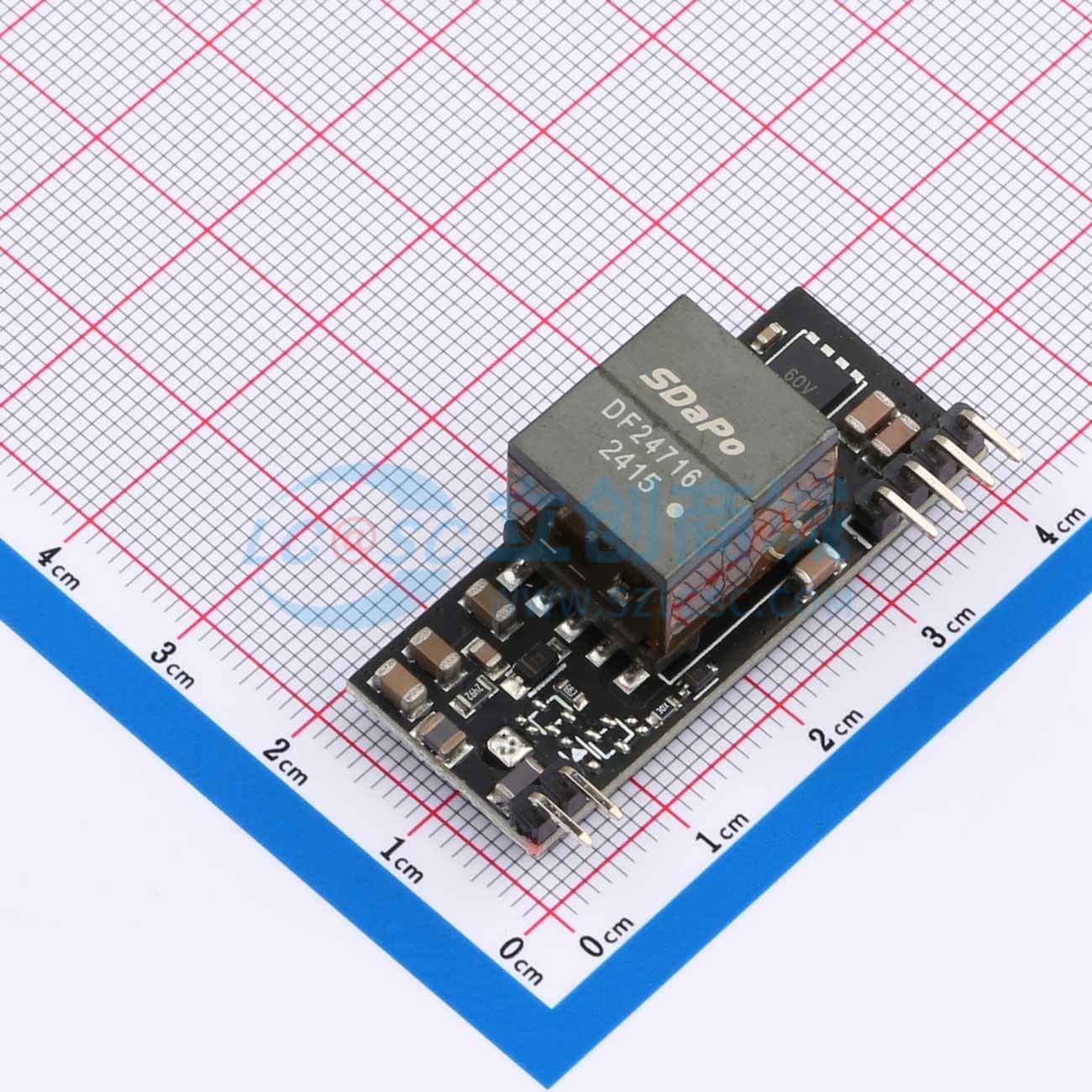 Module Ethernet DP1740-5V4A SDAPO SIP 40x16.3mm 37V~57V - Techcore Việt Nam