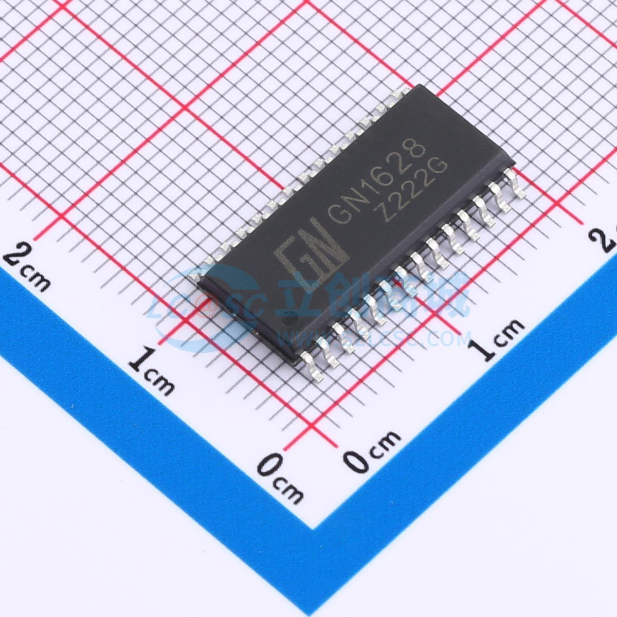 IC điều khiển LED 7 đoạn GN1628 GN SOP-28-300mil 1V C265469 - Techcore Việt Nam