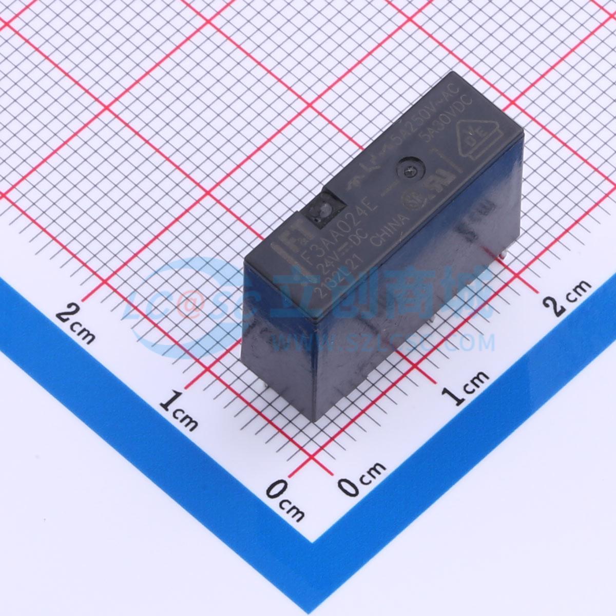 Rơ-le FTR-F3AA024E-HA-ZF FUJITSU THT,20.3x7mm - Techcore Việt Nam