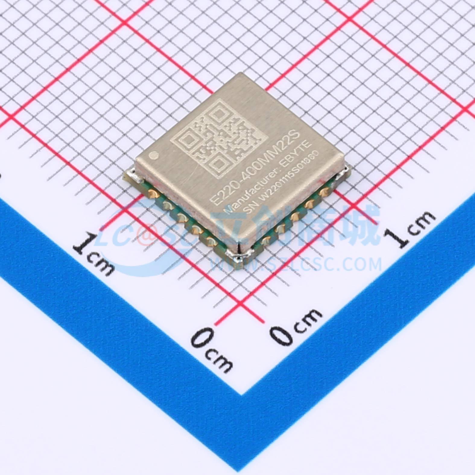 Module LoRa E220-400MM22S EBYTE SMD 10x10mm 470MHz, 433MHz - Techcore Việt Nam