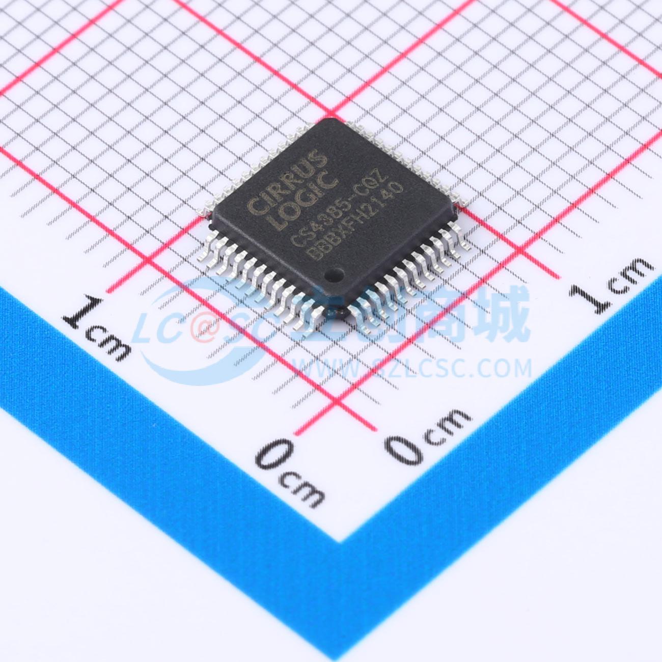 IC DAC CS4385-CQZR LQFP-48(7x7) - Techcore Việt Nam