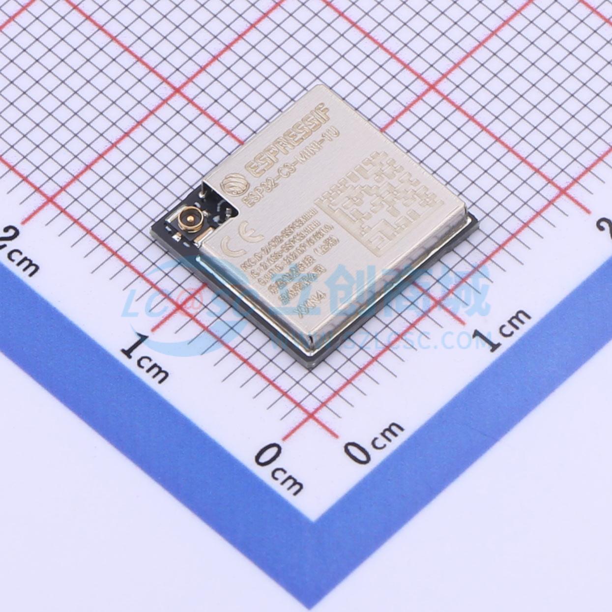 Module WiFi ESP32-C3-MINI-1U-N4 ESPRESSIF SMD 13.2x12.5mm 2.4GHz - Techcore Việt Nam