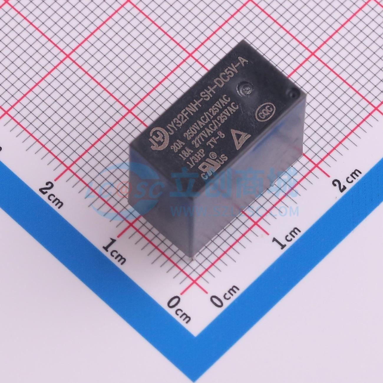 Rơ-le công suất JY32FNH-SH-DC5V-A/20A JY 5V THT,18.2x10.2mm - Techcore Việt Nam