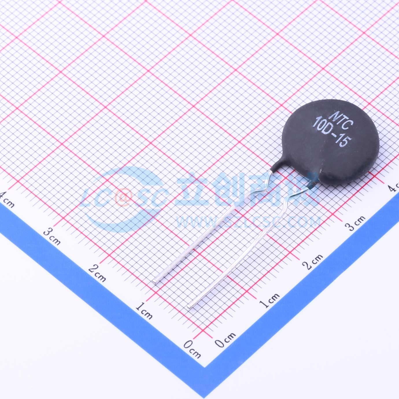 Điện trở nhiệt NTC NTC 10D-15 RUILON Xuyên lỗ, P=7.5mm 10Ω - Techcore Việt Nam
