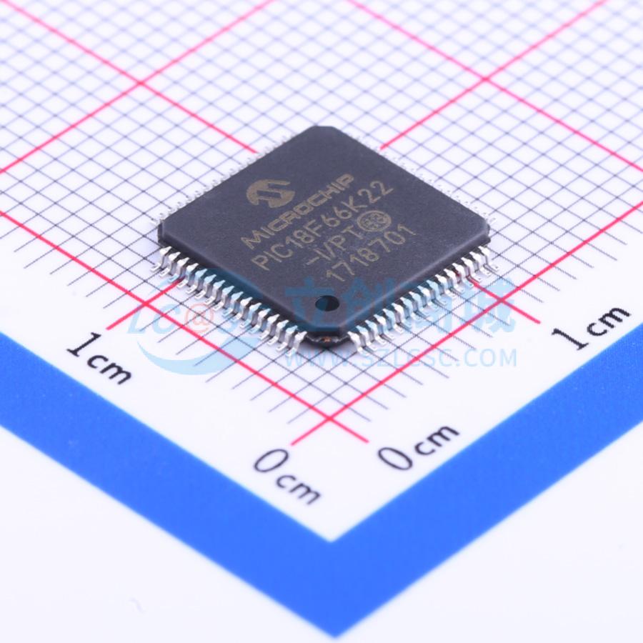 IC quản lý nguồn PIC18F66K22-I/PT MICROCHIP TQFP-64(10x10) - Techcore Việt Nam