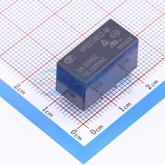 Rơ-le tín hiệu HFD27/012-M HF 12V DIP,20.2x10.2mm - Techcore Việt Nam