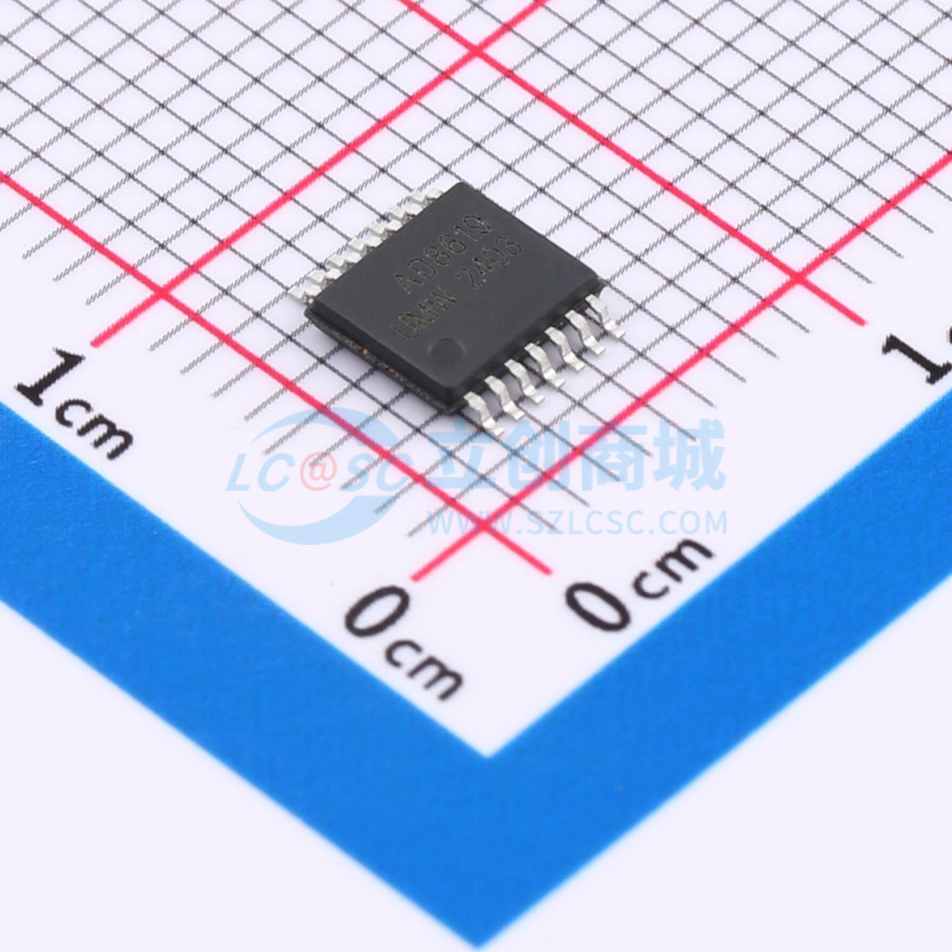 IC Khuếch Đại Thuật Toán AD8619ARUZ(UMW) TSSOP-14 4 kênh Rail-to-Rail 1.8–5 V 400 kHz - Techcore Việt Nam