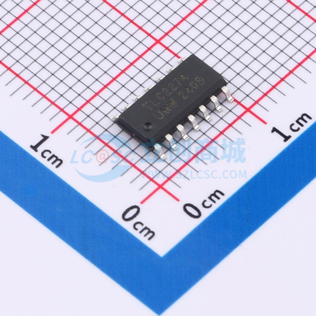 IC Khuếch Đại Thuật Toán TLC2274ACDR(UMW) SOP-14 4 kênh Rail-to-Rail 2.18 MHz - Techcore Việt Nam